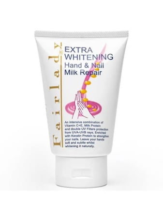 كريم العنايه اليوميه لليدين والاظافر بالحليب من فير ليدي , 100 مل