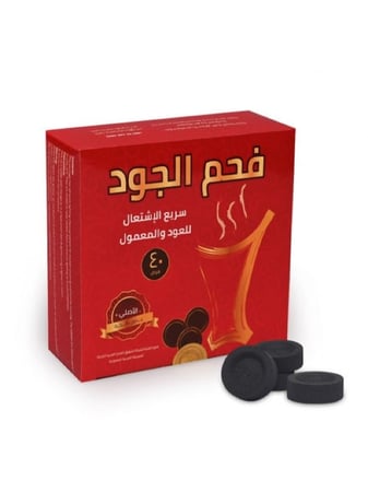 فحم الجود - Al-Joud Charcoal -فحم الجود سريع الاشتعال 40 قرص كبير