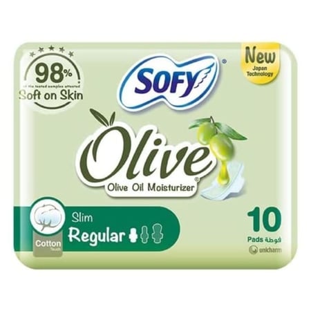 فوط سوفي بزيت الزيتون - Sofy pads with olive oil