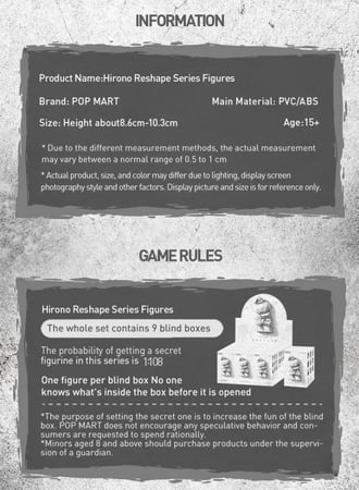 Hirono Reshape Series Figures