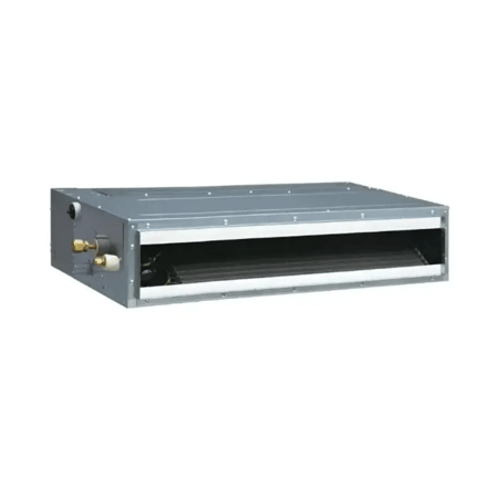 مكيف مخفي انفيرتر 57000 وحدة حار بارد خط 57000 داخلي معدني رمادي