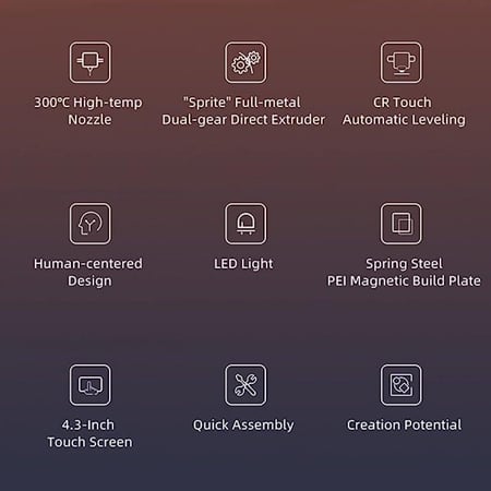 طابعة ثلاثية الأبعاد موريليان Ender-3 S1 بمغذي معدني وشاشة لمس 4.3 للمكاتب