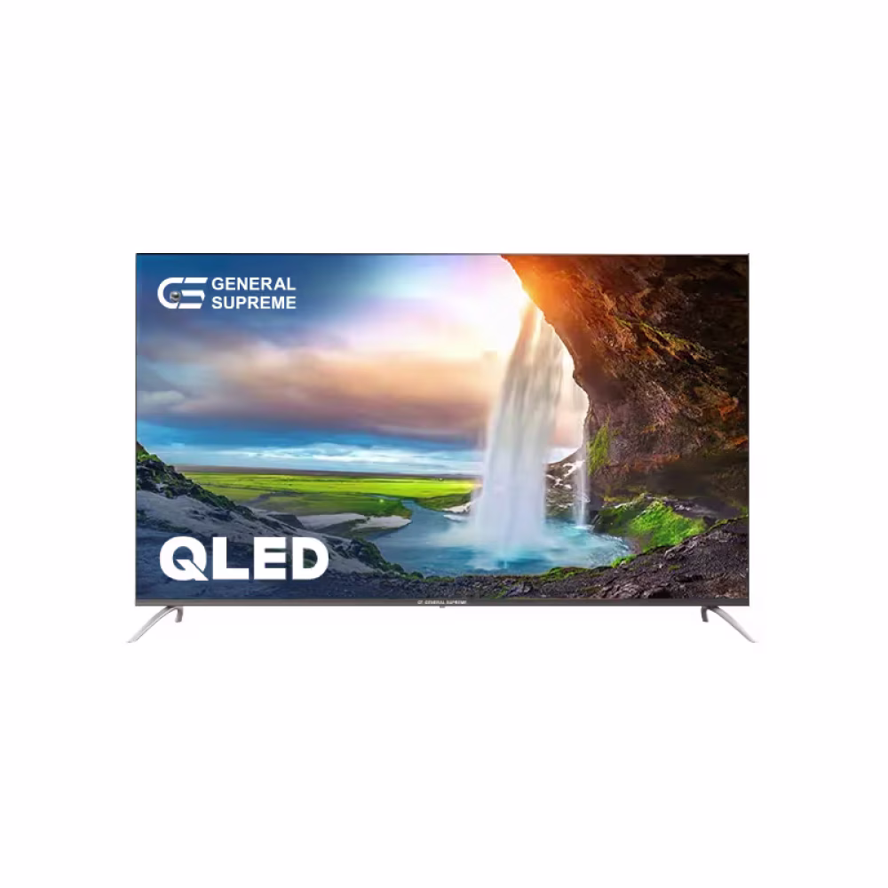 تلفزيون جنرال سوبريم 65 بوصة qled 4k uhd سمارت google tv مع dolby audio