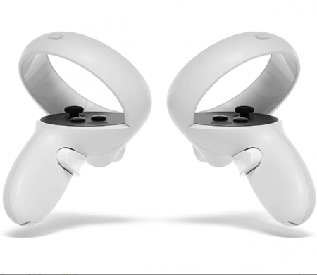 سماعة واقع افتراضي Oculus Quest 2 سعة 128GB مريحة ومحمولة للاعبين
