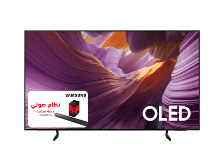 تلفزيون سامسونج ذكي OLED 0 بوصة 0K 0Hz مع ساوندبار لعشاق السينما