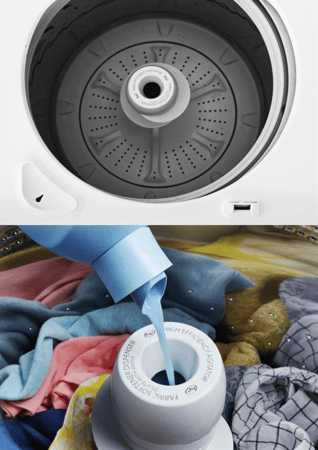 غسالة ملابس ويرلبول Whirlpool سعة 12 كجم 9 برامج بلوحة تحكم أبيض