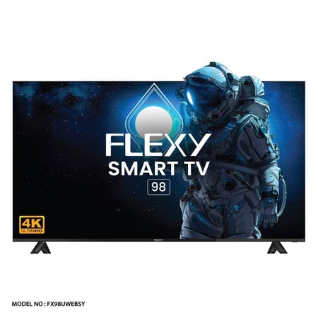شاشة تلفاز ذكية فلكسي 98 بوصة 4k ultra hd موديل fx98uwebsy للمنزل