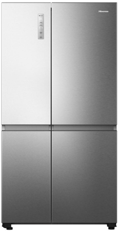 ثلاجة دولابية hisense 640 لتر 225 قدم استيل للعائلة والمطبخ