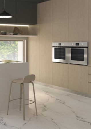 فرن بلت-إن Glemgas كهربائي 59.7 سم ستانلس ستيل 9 وظائف بخار للمطبخ