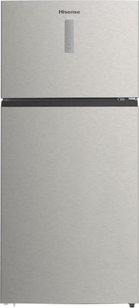 ثلاجة بابين hisense سعة 635 لتر 224 قدم شاشة ديجيتال بنوفروست للمطبخ فضي