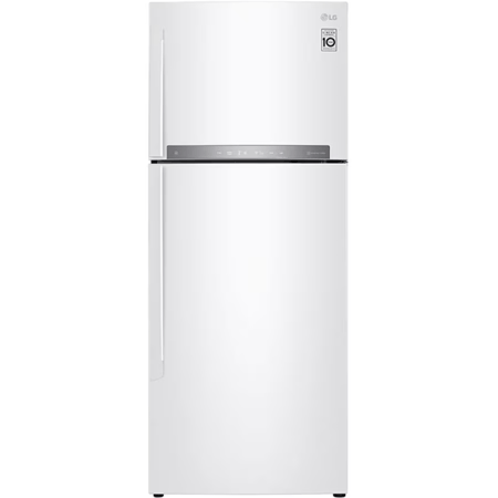 ثلاجة فريزر علوي lg 154 قدم واي فاي بشاشة led لمس وتوزيع متعدد للهواء