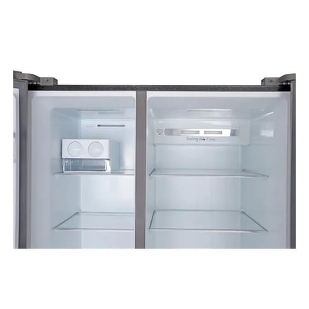 ثلاجة بابين دولابي General Supreme سعة 21.23 قدم استيل إنفيرتر للعائلات