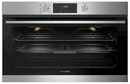 فرن بلت إن frigidaire استيل 90 سم بشاشة رقمية ورفوف متعددة للمطبخ