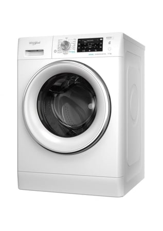 غسالة Whirlpool سعة 11 كيلو 16 برنامج انفرتر واستيم للعائلة البيضاء