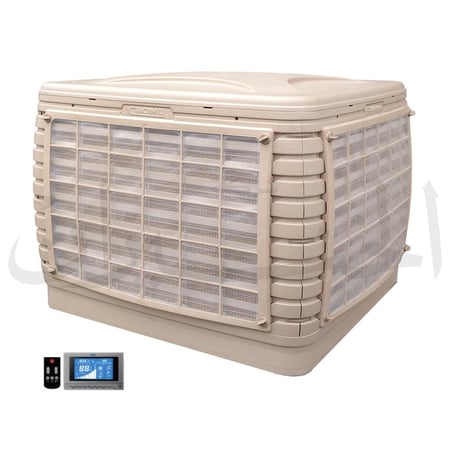 مكيف جزيرة صحراوي كرتون 1 حصان فتحة سفلية بريموت وشاشة رقمية للمنزل