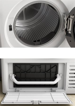 مجفف ويرلبول بسعة 9 كيلو 15 برنامج بمضخة حرارية وانفرتر للعائلة FFTM119X2X