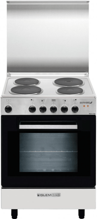فرن جليم glem 60فى60 ستانلس ستيل 4 شعلات كهربائي للمطابخ المنزلية