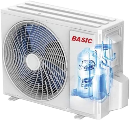 مكيف اسبيلت بيسك Inverter بارد 36000 وحدة أبيض بلاستيك لغرف المنزل