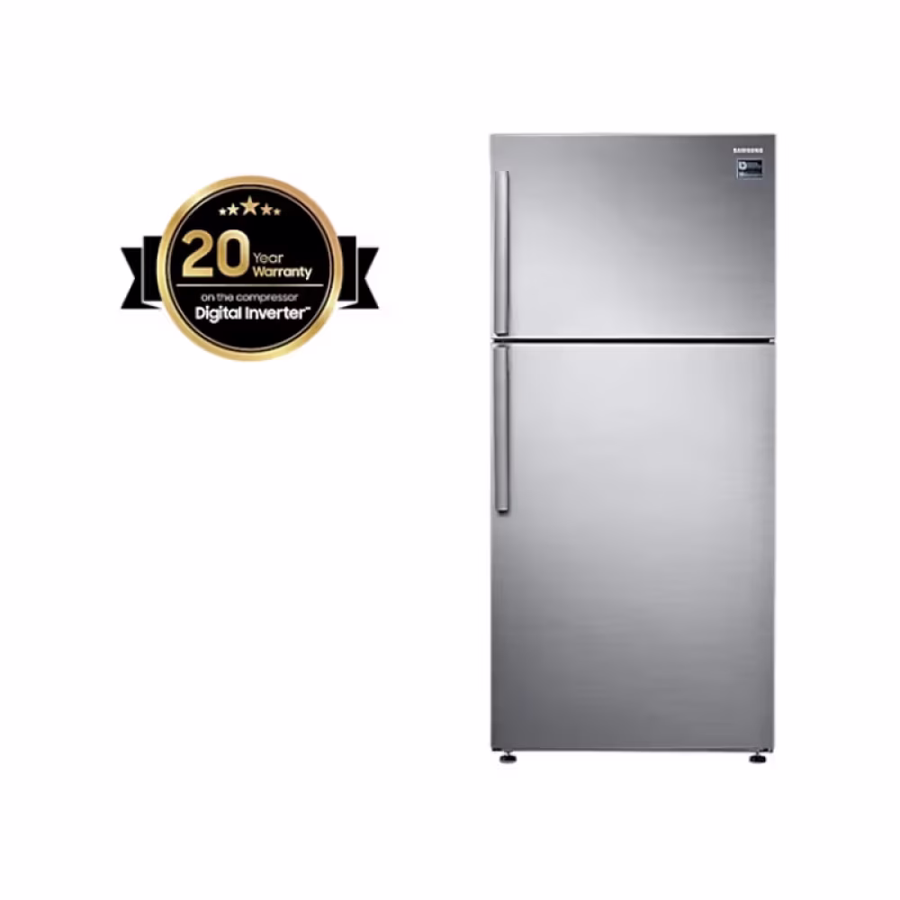 ثلاجة بابين سعة 528 لتر rt53k6100s8 ديجيتال إنفرتر فضية للعائلة