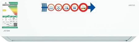 مكيف اسبيليت arrow بارد أبيض بواجهة رقمية ومروحة شبكية للمنزل