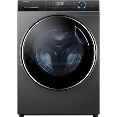 غسالة اتوماتيك أمامية haier كومبو 12 كغ غسيل 8 كغ تجفيف 1400 دورة