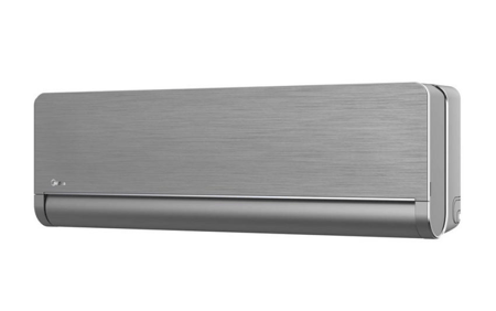 مكيف ميديا بلاست انفرتر 2 طن 24000 وحدة معدني فضي مثالي للمنزل