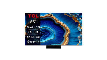 تلفزيون ذكي TCL 0 بوصة QLED MiniLED شاشة 0Hz بنظام Google