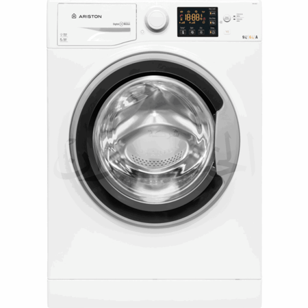 غسالة أوتوماتيك أمامية ariston كومبو 9 كغ غسيل 6 كغ تجفيف أبيض
