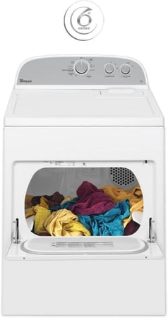 مجفف ملابس Whirlpool سعة 7 كيلو بـ14 برنامج وتقنية 6th Sense للمنزل
