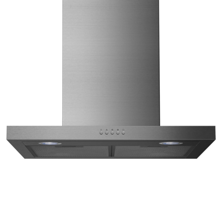 شفاط مطبخ 60 سم بقوة 240 واط شفط 650م3س فلتر دهون ألومنيوم