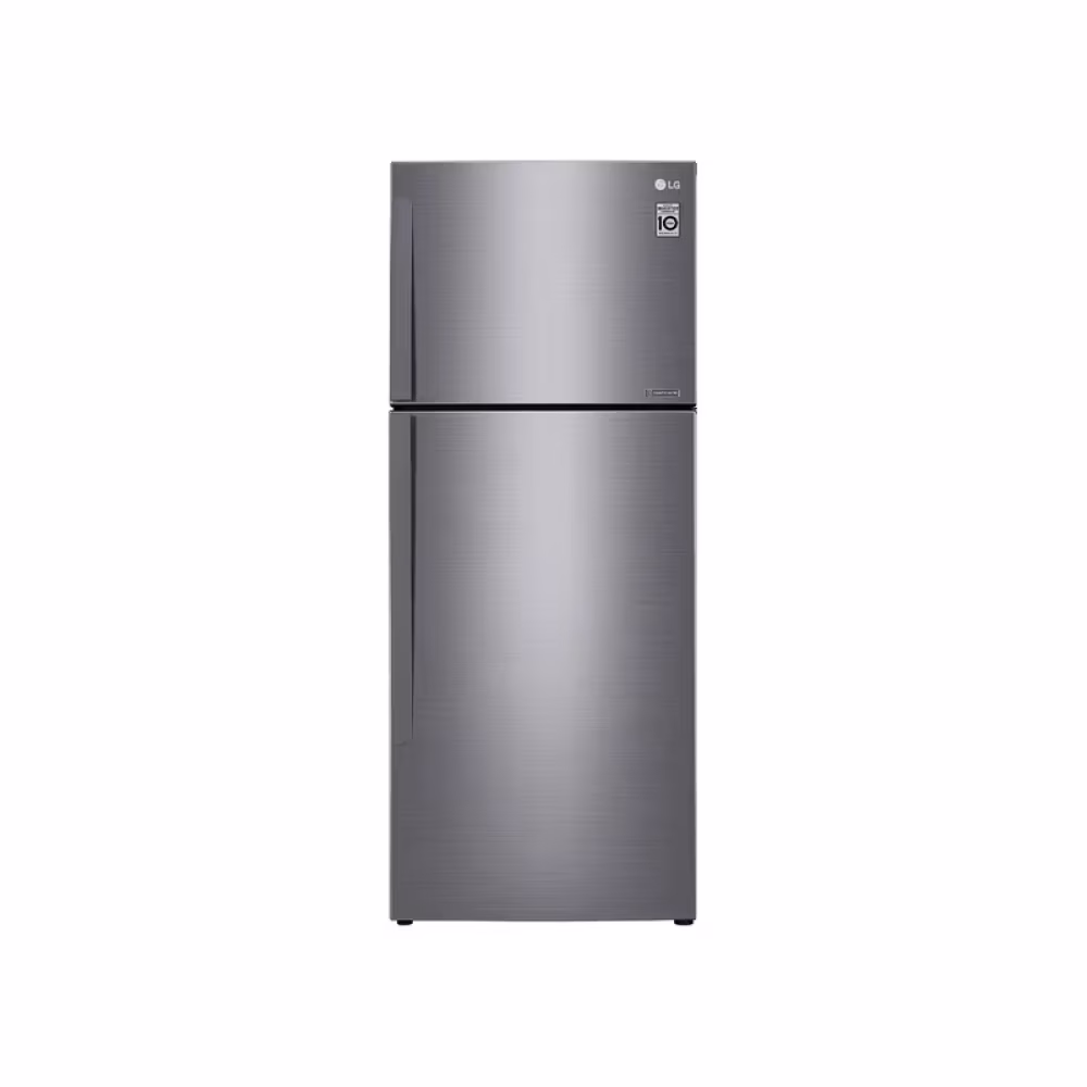 ثلاجة بابين 154 قدم 438 لتر ضاغط خطي عاكس فضي موديل lt17cbbsin