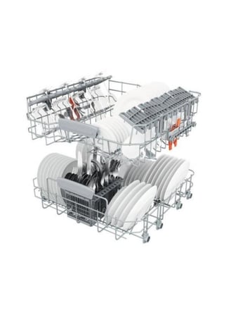 غسالة أطباق Ariston 14 مكان فضي بشاشة رقمية و7 برامج للعائلة