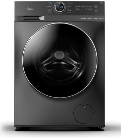 غسالة أوتوماتيك أمامية midea كومبو غسيل 10 كجم تنشيف 7 كجم