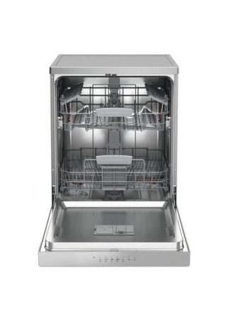 غسالة أطباق Ariston 14 مكان فضي بشاشة رقمية و7 برامج للعائلة