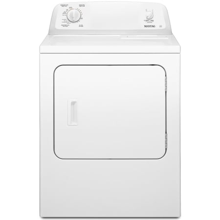 مجفف ملابس maytag سعة 7 كيلو أبيض بمزيج بلاستيك ومعدن للعائلة
