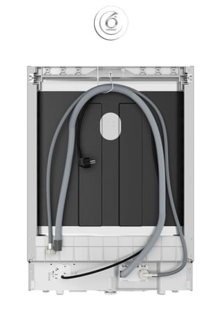 غسالة صحون Whirlpool بلت إن 14 طقم 3 رفوف 8 برامج فضي للمطبخ