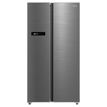 ثلاجة دولابي midea 211 قدم انفيرتر مع شاشة ملونة وفلترة الروائح للمطبخ