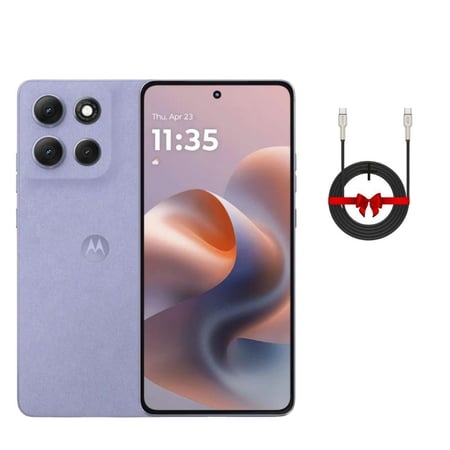 جوال موتورولا - motorola moto g86 Power 5G - 512GB | 8+16GB RAM  مع هدايا مجانية ,  كيبل Iosuite من تايب سي الى تايب سي 60W- متوفر بخيارات متعددة
