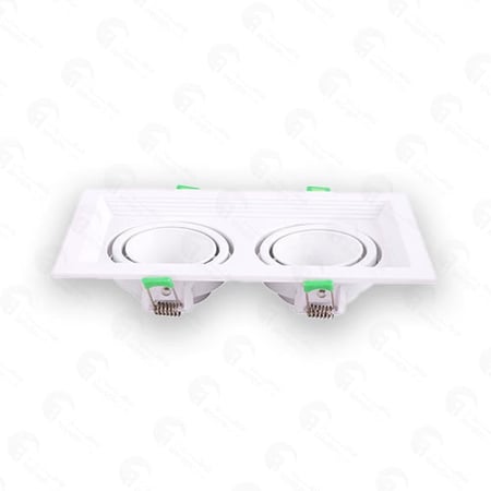 فريم ضد التوهج الالمنيوم مربع ثنائي