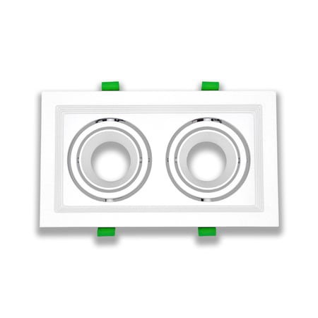 فريم ضد التوهج الالمنيوم مربع ثنائي