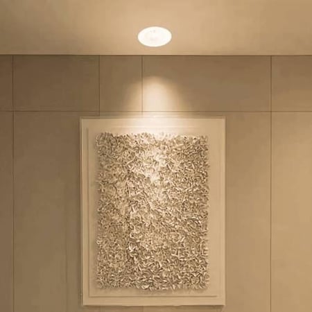 سبوت لايت بانل 10 واط مقاس 10 سم متجر ماهرون انارة صفراء 3000 كلفن