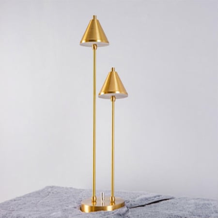 اباجورة طاولة ذهبية