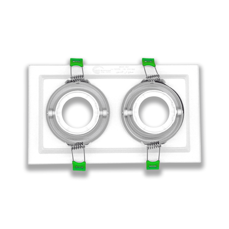 فريم ضد التوهج الالمنيوم مربع ثنائي