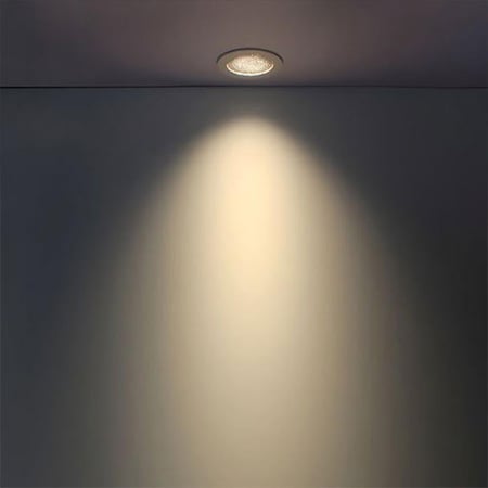 سبوت لايت غاطس بالسقف 20سم 30 واط انارة كريمي متجر ماهرون 4000 كلفن