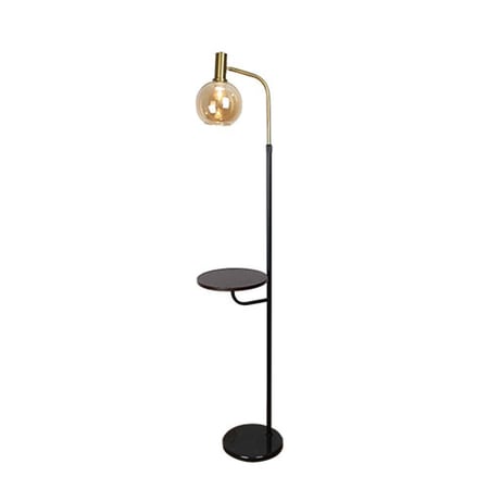 اباجورة ارضية ليد اسود بطاوله