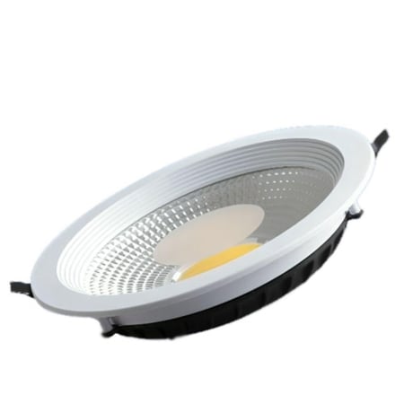 شكل سبوت لايت من ام دي  فريم  أبيض جانبي 30 واط