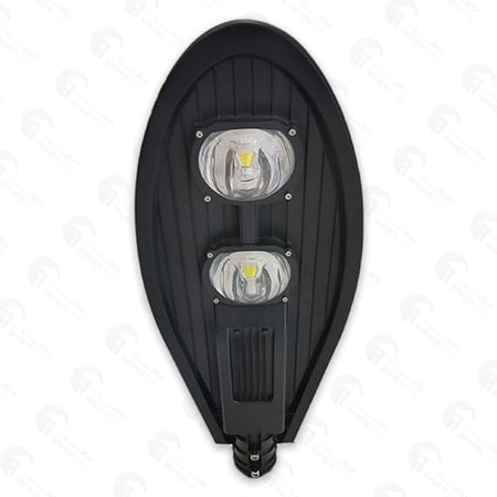 فانوس شارع كوبرا  100 واط 2 لمبة صورة امامية واقعية للمنتج  ماهرون