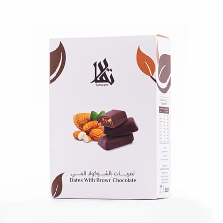 تماير - تمريات بالشوكولا البني - 350 غرام