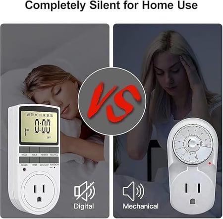 MIKUER Digital Outlet Timer – مؤقت منفذ رقمي من ميكوير