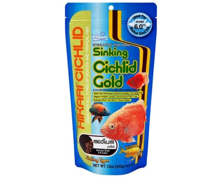 طعام أسماك السيكليد الغاطس -  Hikari Cichlid Gold Sinking – 342g